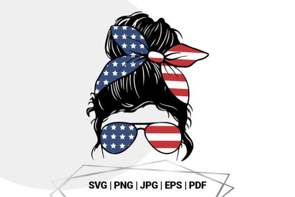 4th of July Mom Life SVG: Graphics for Crafts