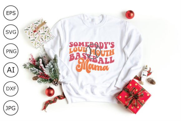 Baseball Mama Graphics for Crafts & Branding