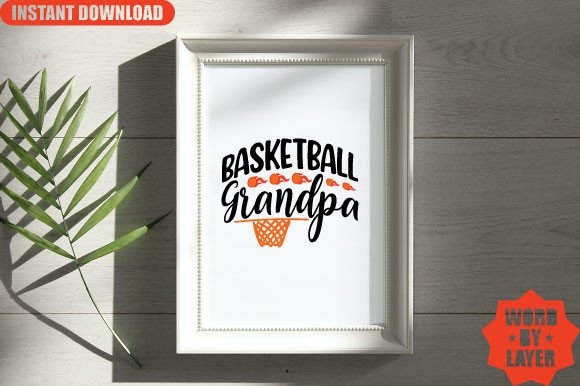 Basketball Grandpa SVG: Premium Graphics for Crafts