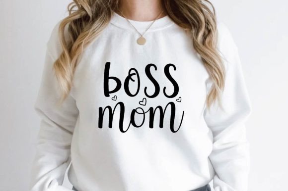 Boss Mom Graphics for Real Crafts & Business