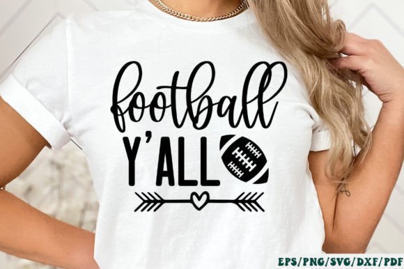 Football Y'all SVG: Graphics for Crafts