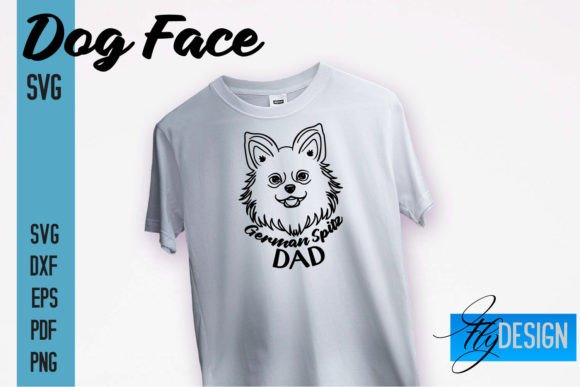 German Spits Dad SVG: Graphics for Crafts