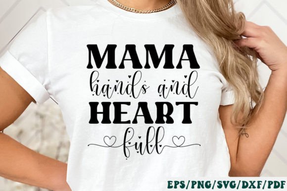 Mama Hands Heart Full Svg: Premium Graphics for Crafts