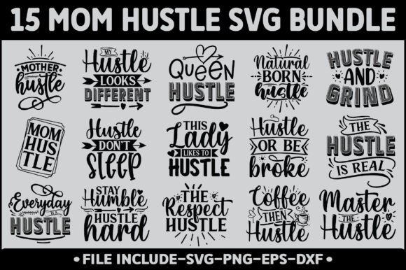 Mom Hustle SVG: Premium Graphics for Crafts
