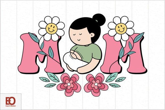 Mom's Day SVG: Graphics for Crafts & Branding