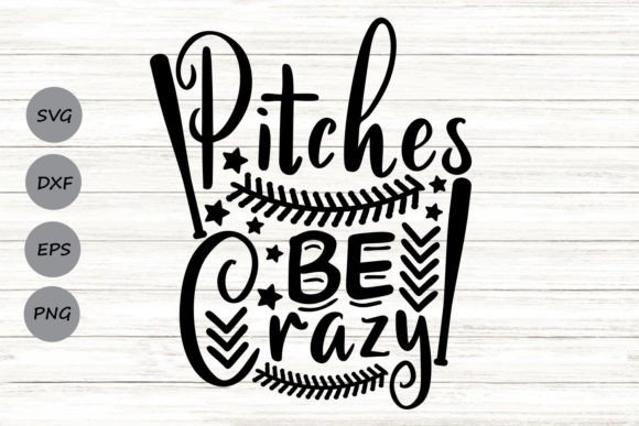 Pitches Be Crazy Svg: Bold Graphics for Crafts