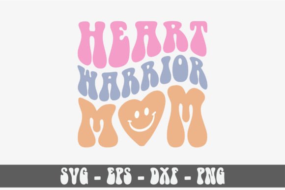 Retro Graphics for Crafts: Heart Warrior Mom Review