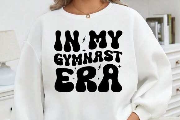 Retro Gymnast Graphics for Crafts and Branding