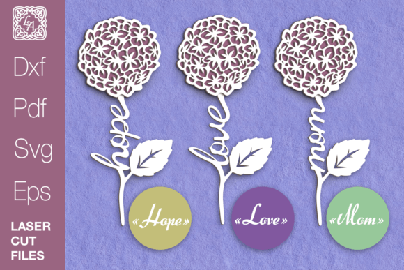 Review: Hydrangea SVG Mom Hope Love for Embroidery